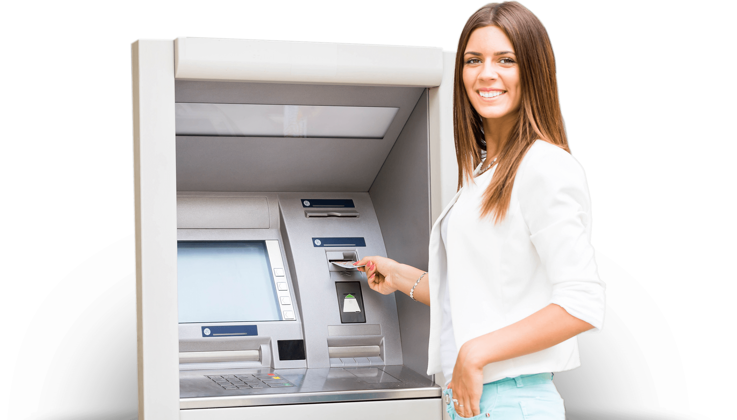 ATM happy customer no explosion